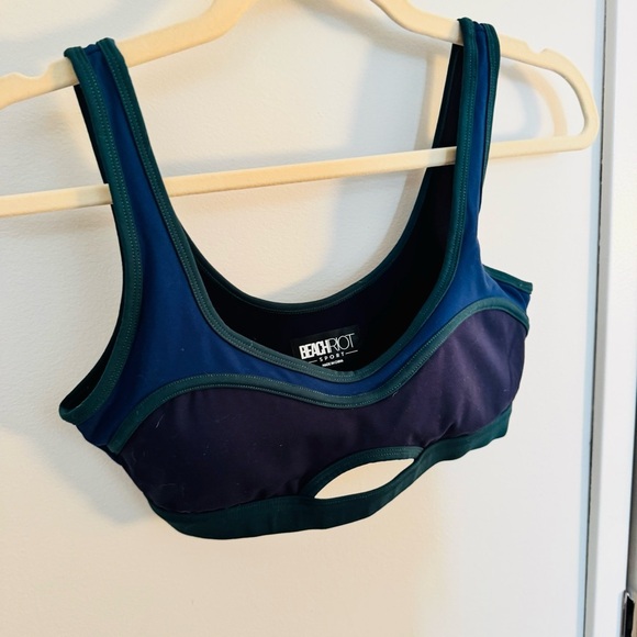 Beach Riot Moxie Top - Wintergreen Colorblock - Picture 6 of 7